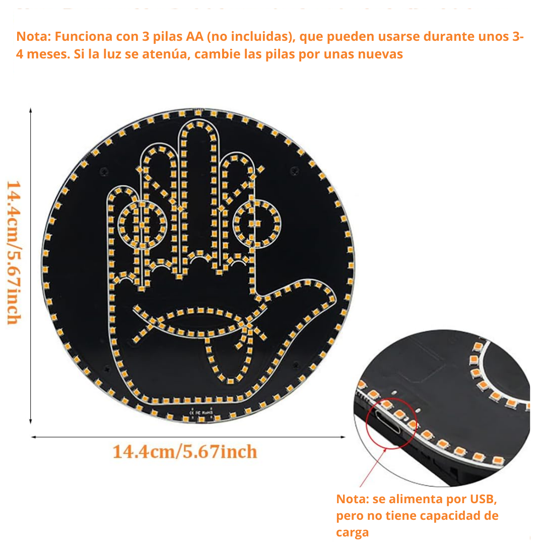 Panel LED de Gestos para Coche