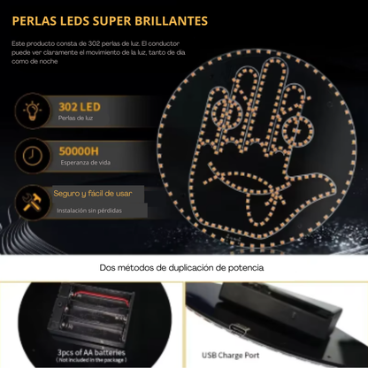 Panel LED de Gestos para Coche